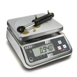 Kép 4/4 - KERN FFN 15K2IPN (15kg/0,002kg) HACCP kompatibilis IP65 rozsdamentes acél digitális asztali mérleg, adapter, akkumulátor