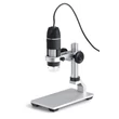 Kép 1/4 - KERN ODC 895 digitális USB mikroszkóp 10x-200x nagyítás, 8 beépített LED-del, szoftverrel, állvánnyal
