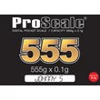Kép 3/3 - ProScale 555 Johnny (555g/0,1g) mini digitális precíziós zsebmérleg - 2 év garancia