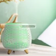 Kép 4/6 - Salking 127 aromaterápiás diffúzor, ultrahangos légpárásító és illatosító, látható gőzoszlop, 7 színű hangulat világítás, wellness készülék, USB kábel, 140 ml