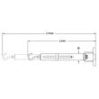 Kép 2/2 - Sauter (KERN) rugós mérleg 10 g / 0,1 g 220-300 mm 2évG