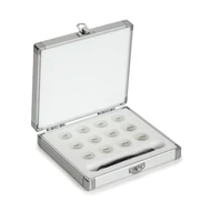 KERN alumínium doboz 1mg-500mg E1-M2 hengeres kalibráló súlykészlethez 313-010-600