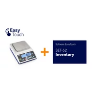 KERN CKE 3600-2-Inventory (3600 g/0,01 g) darabszámlálásra tervezett, 130x130 mm-es mérőfelület, dedikált mennyiség gombok, IoT ready, Ipar 4.0 digitális asztali mérleg Easy Touch szoftverrel