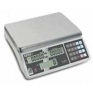 KERN CXB 15K1 (15000g/1g) műanyagok darabszámlálására optimalizált digitális asztali mérleg, memória 10 cikknek, akkumulátor 200 óra üzemidővel