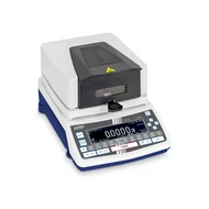 KERN DIS 50-4 (50g/0,0001g és 0,001-100/0,0001 százalék, 30-175°C/1°C) nedvességelemző digitális labor és analitikai mérleg elektromágneses erőkompenzációs cellával