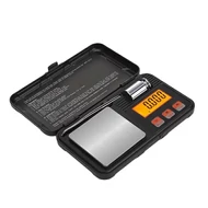 ESX-50AX (50g/0,001g) digitális darabszámlálós precíziós zsebmérleg, gramm mérleg, ékszermérleg kalibrálósúllyal, csipesszel - 2 év garancia