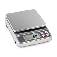 KERN FOB 1.5K0.5 (1500g/0,5g) rozsdamentes, HACCP kompatibilis digitális asztali mérleg ellenőrző méréssel