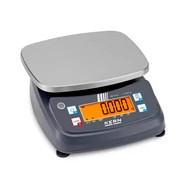 KERN FPB 15K-3M (15kg/0,005kg) IP68/IP69K digitális asztali mérleg ellenőrző mérés, darabszámlálás, adapter, akkumulátor, hitelesíthető