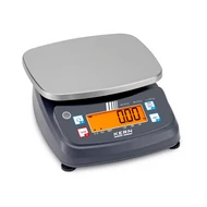 KERN FPB 30K-2M (30kg/0,01kg) IP68/IP69K digitális asztali mérleg ellenőrző mérés, darabszámlálás, adapter, akkumulátor, hitelesíthető