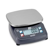 KERN FPE 30K-2M (30kg/0,01kg) digitális asztali mérleg ellenőrző mérés, darabszámlálás, adapter, hitelesíthető