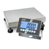 KERN IXC 30K-3M (30kg-0,001kg) 400x300 mm IoT Line, Ipar 4.0 IP65/IP68 robusztus rozsdamentes acél digitális platform mérleg sok funkcióval, hitelesíthető