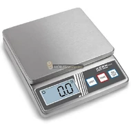 KERN FOB 500-1S (500g/0,1g) rozsdamentes, HACCP kompatibilis digitális asztali mérleg