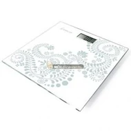 Momert 58704 kalocsai mintás digitális személymérleg, 180 kg-os méréshatárral