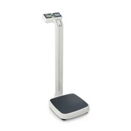 KERN MPN 200K-1HM gyógyászati IoT Line személymérleg 90-205 cm-es magasságmérő állvánnyal, BMI, Hold, anya-gyermek mérés funkcióval, wifi, 250 kg/0,1 kg hitelesíthető