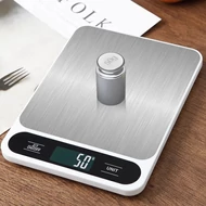 Master Cook 10kg/1g fehér ultravékony rozsdamentes acél mérőfelületű konyhai mérleg, g, kg, ml, tej ml, oz és lb mértékegységekkel - 2évG