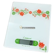 Momert 6859 (5kg/1g) kalocsai mintás konyhai mérleg