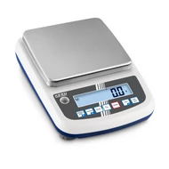 KERN PFB 6000-1 (6000g/0,1g) digitális precíziós mérleg ellenőrző méréssel, sok funkcióval, IoT Ready, RS232, opcionális akkumulátor