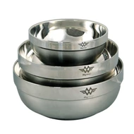 My Weigh rozsdamentes acél tál készlet mérlegekhez, 3 darab, 14 cm, 18 cm és 20 cm átmérővel