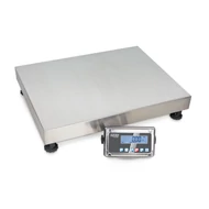 KERN SFE 300K-1LNM (300kg-0,1kg) 650x500 mm IP65 rozsdamentes acél kijelzős platform mérleg, ellenőrző és átlag mérés, akár 5 év garancia, hitelesíthető