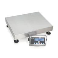 KERN SFE 100K-2LNM (150kg-0,05kg) 500x400 mm IP65 rozsdamentes acél kijelzős platform mérleg, ellenőrző és átlag mérés, akár 5 év garancia, hitelesíthető