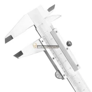 Analóg tolómérő rozsdamentes acélból, műanyag dobozban, 300 mm, 0,01 mm osztás, 0,02 pontosság