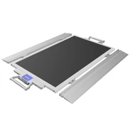 Cartesy BFX-100-LCD-F mobil kerék/teherautó mérleg 10000 kg, 2 kg-os osztás, vezeték nélküli és vezetékes összeköttetés