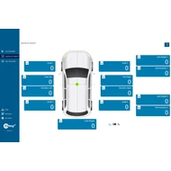 Cartesy SUB-1020 vevőegység és inno!weight® PC szoftver 433 MHz összeköttetés, sok funkció