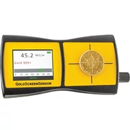GoldScreenSensor nemesfém vizsgáló műszer a 10 - 50 g közötti lapos érmék, lapkák vizsgálatára (kapszulában vagy bliszterben is)