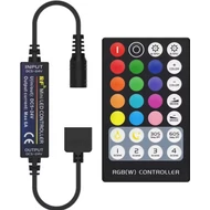 Mini RGB LED vezérlő rádiófrekvenciás, DC5-24V, maximum 6A