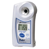 ATAGO PAL-03S digitális refraktométer víz sótartalom (0 - 28%, 0,1%, 10-100°C) mérésére, 100 mérés rögzítése, NFC adatátvitel