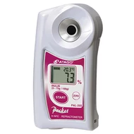 ATAGO PAL-25S digitális refraktométer inulin vizes oldat (0,0-15,0%, 0,1%) mérésére, 100 mérés rögzítése, NFC adatátvitel