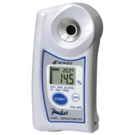 ATAGO PAL-85S digitális refraktométer polivinil-alkohol vizes oldat (0,0-20,0%, 0,1%) mérésére, 100 mérés rögzítése, NFC adatátvitel