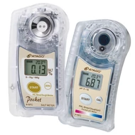 ATAGO PAL-Bread Dough Meister Set digitális refraktométer étel sótartalom (0,0-10,0%, 0,01%) és pH (0,00 - 14,00) mérésére, 100 mérés rögzítése, NFC adatátvitel