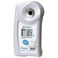 ATAGO PAL-MILK digitális refraktométer nyers tej zsírmentes szárazanyag-tartalom érték (0,0-23,0％, 0,1%) mérésére, 100 mérés rögzítése, NFC adatátvitel