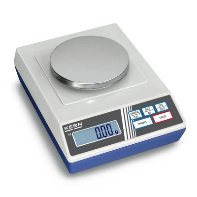 KERN 440-33N (200g/0,01g) digitális precíziós asztali mérleg, RS232, sok funkció, sok mértékegység