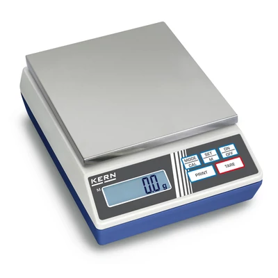 KERN 440-51N (4000g/1g) digitális precíziós asztali mérleg, RS232, sok funkció, sok mértékegység