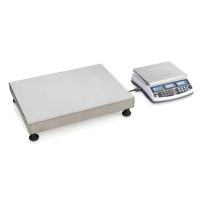 KERN CCS 150K0.1. darabszámláló mérleg rendszer (999999 db / 150 kg / 100 mg), 500×400mm, memória 100 cikknek, sok funkcióval 3évG
