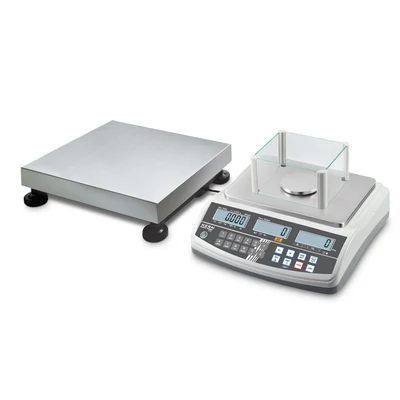 KERN CCS 6K-6 darabszámláló mérleg rendszer (999999 db / 6 kg / 1 mg), 230×230mm, memória 100 cikknek, sok funkcióval 3évG