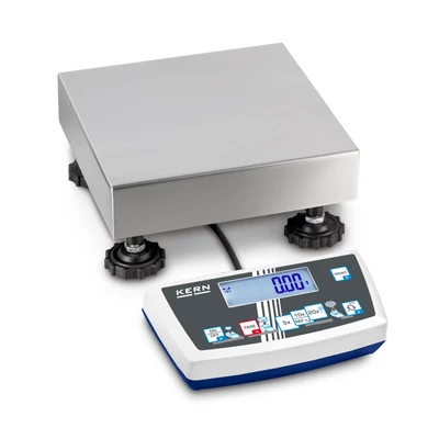 KERN CDS 4K0.02 (4000g/0,02 g) darabszámlálásra tervezett, 228×228 mm mérőfelületű, robusztus felépítésű, IoT ready, Ipar 4.0 digitális platform mérleg