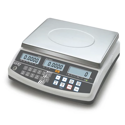 KERN CFS 30K0.5 (30000g/0,5g) darabszámláló memóriás (100 cikknek) digitális asztali mérleg