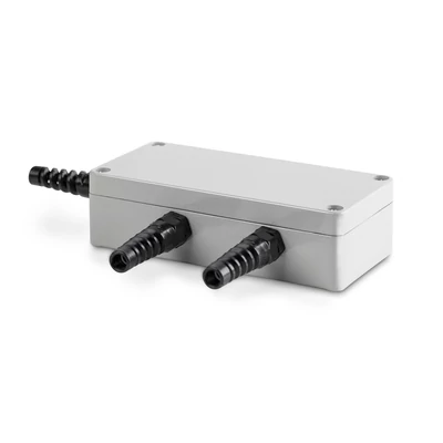 Sauter (KERN) CJ P2 csatlakozódoboz (junction box), 2 csatorna, IP65, alumínium, 4 és 6 vezetékes cellákhoz, 135×65×38 mm