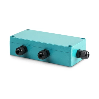 Sauter (KERN) CJ P4PG csatlakozódoboz (junction box), 4 csatorna, IP65, alumínium, 4 és 6 vezetékes cellákhoz, 135×65×38 mm