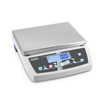 KERN CKE 65K0.2 (65kg/0,0002 kg) darabszámlálásra tervezett, 340×240 mm mérőfelületű, dedikált mennyiség gombok, IoT ready, Ipar 4.0 digitális asztali mérleg