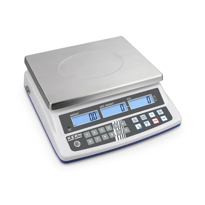 KERN CPE 6K-3 (6kg/0,2g) akkumulátoros darabszámláló digitális asztali mérleg ellenőrző méréssel
