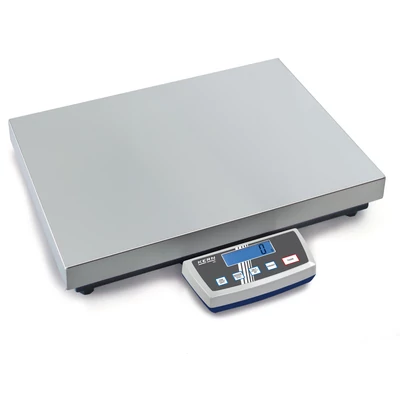 KERN DE 150K20DXL (60kg/150kg/0,2kg/0,05kg) 650x500mm platform- csomagmérleg kisállatmérő, darabszámláló, százaléksz. 2évG