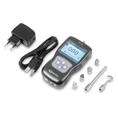 Sauter (KERN) FC 10 digitális erőmérő 10 N / 0,01 N, RS232, USB, memória, sok funkció 2évG