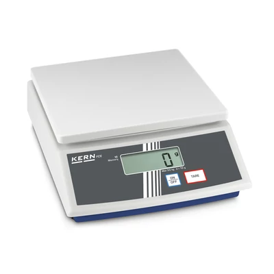 KERN FCE 15K5N (15000g/5g) 252×228 mm tálcájú digitális asztali mérleg akár 4 év garancia