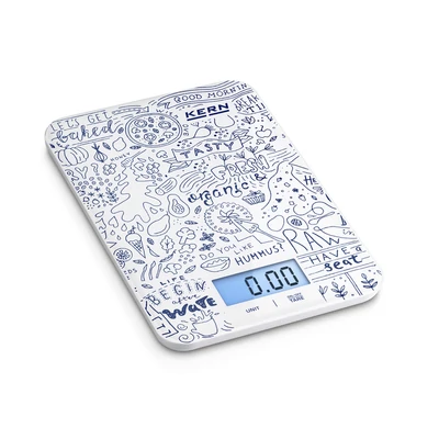 KERN FGE 5K-3 (5 kg/1g) konyhai mérleg g, ml, lb:oz, fl.oz mértékegységekkel
