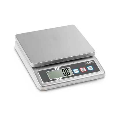 KERN FOB 0.5K-4NS (500g/0,1g) rozsdamentes, IP65-ös védettségű, HACCP kompatibilis digitális asztali mérleg