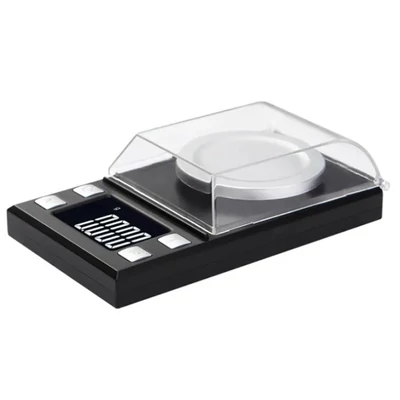 HA-100 (100g/0,001g) digitális mini ékszer-, ezredgrammos mérleg, mérőedénnyel, kalibrálósúllyal